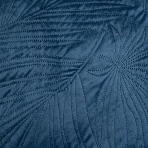 Sametový přehoz na postel Luiz4 modrý new Modrá 170x210 cm