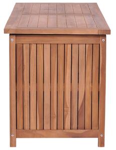 Zahradní úložný box - masivní teakové dřevo | 120x50x58 cm