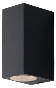 FAN I-QUBO-AP2 ANT Venkovní nástěnné svítidlo Qubo antracitové, 2xGU10, IP54, 15,1 x 9,3 x 6,7 cm - FANEUROPE