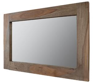GREY WOOD Zrcadlo 90x60 cm, masivní indický palisandr