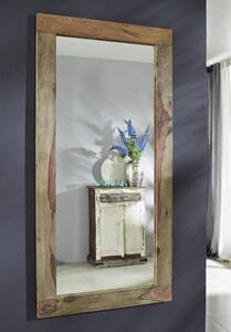 GREY WOOD Zrcadlo 145x70 cm, masivní indický palisandr
