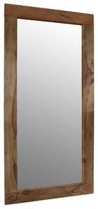 GREY WOOD Zrcadlo 145x70 cm, masivní indický palisandr