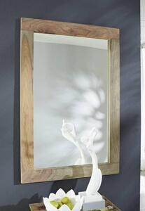 GREY WOOD Zrcadlo 118x80 cm, masivní indický palisandr
