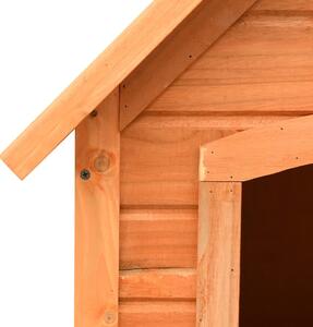Psí bouda z masivního borového a jedlového dřeva | 72x85x82 cm