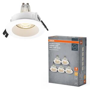 LED bodové svítidlo, zapuštěné, 2.6W, Bílé