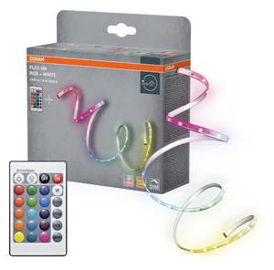 LED pásek flexibilní 5M RGB Dálkový ovladač, RGB/Teplá Bílá