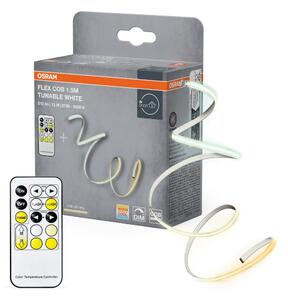 LED pásek flexibilní COB 1.5M, TW Dálkový ovladač, Laditelná Bílá