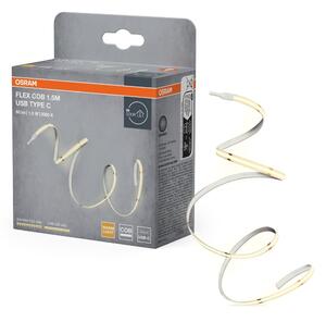 LED pásek COB USB, Type C 1.5m, Teplá Bílá