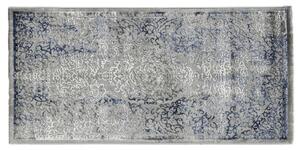 KOBEREC TKANÝ NA PLOCHO, 200/290 cm, šedá, modrá - Tkané koberce