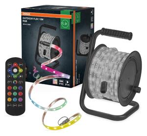 LED pásek Venkovní Flex 15m RGB IP65 s dálkovým ovládáním