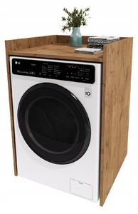 Skříňka nad pračku do koupelny regál pračka sloupek Lancelot retro 62 cm