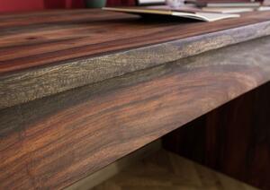 PLAIN SHEESHAM Psací stůl - dřevěná pracovní deska 150x70 cm, palisandr