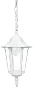 FAN LANT-MILANO/S1 BCO Závěsné venkovní svítidlo MILANO bílá, 1xE27, IP44, 17 x 84 cm - FANEUROPE