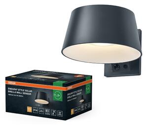 Solární nástěnné svítidlo ENDURA Style Solar Brella, IP54, Tmavě šedé