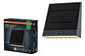 Solární nástěnné svítidlo ENDURA Style Solar Fin, IP54, Tmavě šedé