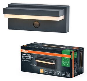 Venkovní nástěnné svítidlo ENDURA Style USB Robust, IP54, Tmavě šedé