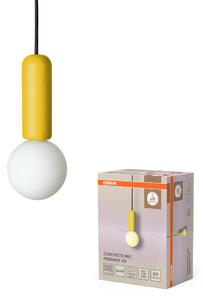 Betonové závěsné svítidlo Concrete Mic, 1x G9, Žluté