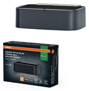 Solární nástěnné svítidlo ENDURA Style Solar Daylight Updown, IP65, Tmavě šedé