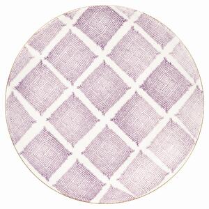 Porcelánový talíř Kassandra lavender 20,5 cm