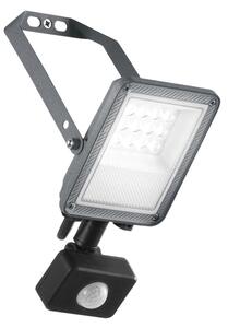 FAN LED-ESUS-S10 LED reflektor ESUS 10 W, CCT, stříbrný, IP54, s čidlem - FANEUROPE