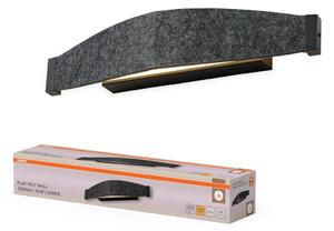 Filcové nástěnné svítidlo Flat Felt, 13W, Teplá bílá