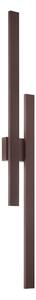 FAN LED-HERCULES-140 Nástěnné svítidlo Hercules corten, hliník s PC difuzorem, 47 W, 6800 lm, CCT 2700/3500/4000 K, IP65, 60 x 175 x 1420 mm - FANEUROPE