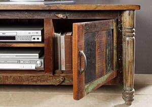 COLORES TV stolek lakované staré indické dřevo