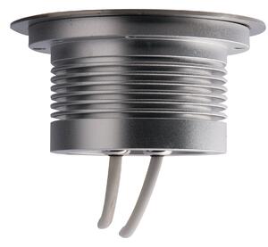 FAN LED-IRIDE-R14 Pochozí venkovní LED svítidlo IRIDE DC12/24V stříbrná, hliník, 18x1 W, RGB, stmívatelné, IP67, 114,5 x 7,3 cm - FANEUROPE