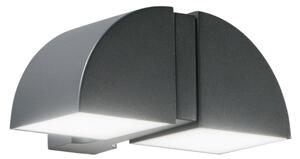 FAN LED-IDEM-AP Venkovní nástěnné LED svítidlo IDEM antracit, hliník, 8 W, 840 lm, 4000 K, IP44, 20,2 x 9 x 15,3 cm - FANEUROPE