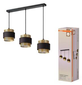 Lineární závěsné svítidlo Hornet Linear, 3x E27, Černé