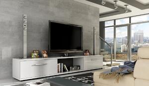 TV stolek ARIDEA | bílá Barva: bílý lesk / Ar04
