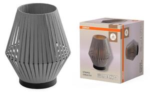 Stolní lampa Stripes, 1x E14, Tmavě šedá