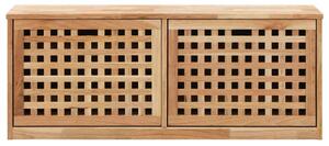 Botníková lavice Bosler - masivní ořechové dřevo | 94x20x38 cm