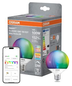 Smart LED žárovka SMART+ MATTER Multicolor Classic Globe 95, 14W, E27