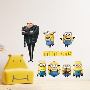 Samolepka na zeď "Mimoni"