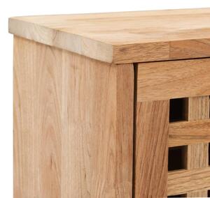 Botníková lavice Bosler - masivní ořechové dřevo | 94x20x38 cm