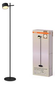 Stojací lampa Kyoto, 12W, Teplá bílá, Dotykové stmívání, Černá
