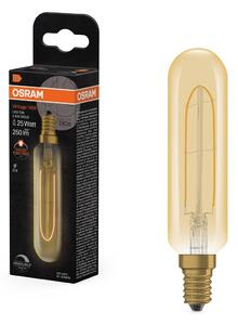 Vintage LED žárovka 1906 T28 25 Filament DIM, 2.8W, Teplá bílá, Zlatá, E14