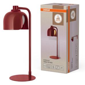 Stolní lampa Corolle, 1x G9, Červená