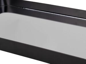 Zrcadlový kovový obdélníkový tác 20 cm stříbrný Present Time (Barva-stříbrná, kov)