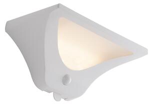 FAN LED-SKYP-AP Solární nástěnné svítidlo LED SKYP bílá plast 3 W 130 lm 4000 K IP54 solar / senzor 11,2x22,4x11,2 cm - FANEUROPE