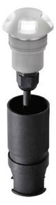FAN LED-STEP24V-R4C Pochozí venkovní svítidlo LED STEP DC 24 V nikl hliník 2 W 170 lm 3000 K IP67 (4 side) 4,5x5,7 cm - FANEUROPE