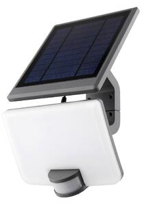 FAN LED-ULYSSE-SOLAR Solární nástěnné svítidlo LED ULYSSE antracit plast 10 W 1000 lm 4000 K IP54 solární panel 29x17,8x14 cm - FANEUROPE