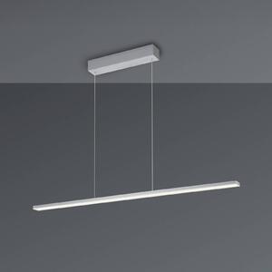 BOPP Závěsné světlo Bopp LED Baseline 2.0, hliník, délka 119 cm, stmívatelný, Hliník / šedá / zinek, Obývací pokoj / jídelna, Hliník, Moderní