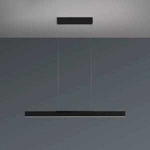BOPP Závěsné světlo Bopp LED Nano 2.0, délka 100 cm, černá, kov, stmívatelný, Černá, Obývací pokoj / jídelna, Hliník, Moderní
