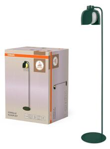 Stojací lampa Corolle, 1x E27, Zelená