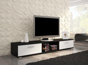 TV stolek Sella Barva: černá/bílý mat