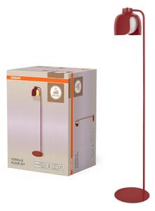 Stojací lampa Corolle, 1x E27, Červená