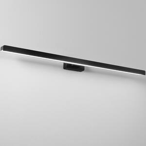 FAN LED-W-LANCER-C NERO Nástěnné LED svítidlo Lancer (černé) ke zdi/zrcadlu 13 W, 1000 lm, 3000 K, IP54, 75 x 9 x 4 cm - FANEUROPE