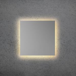 Escale LED nástěnné světlo BLADE Q, matná stříbrná, 34 x cm, kovové stmívatelné, stmívatelný, Hliník / šedá / zinek, Obývací pokoj / jídelna, Hliník, Moderní